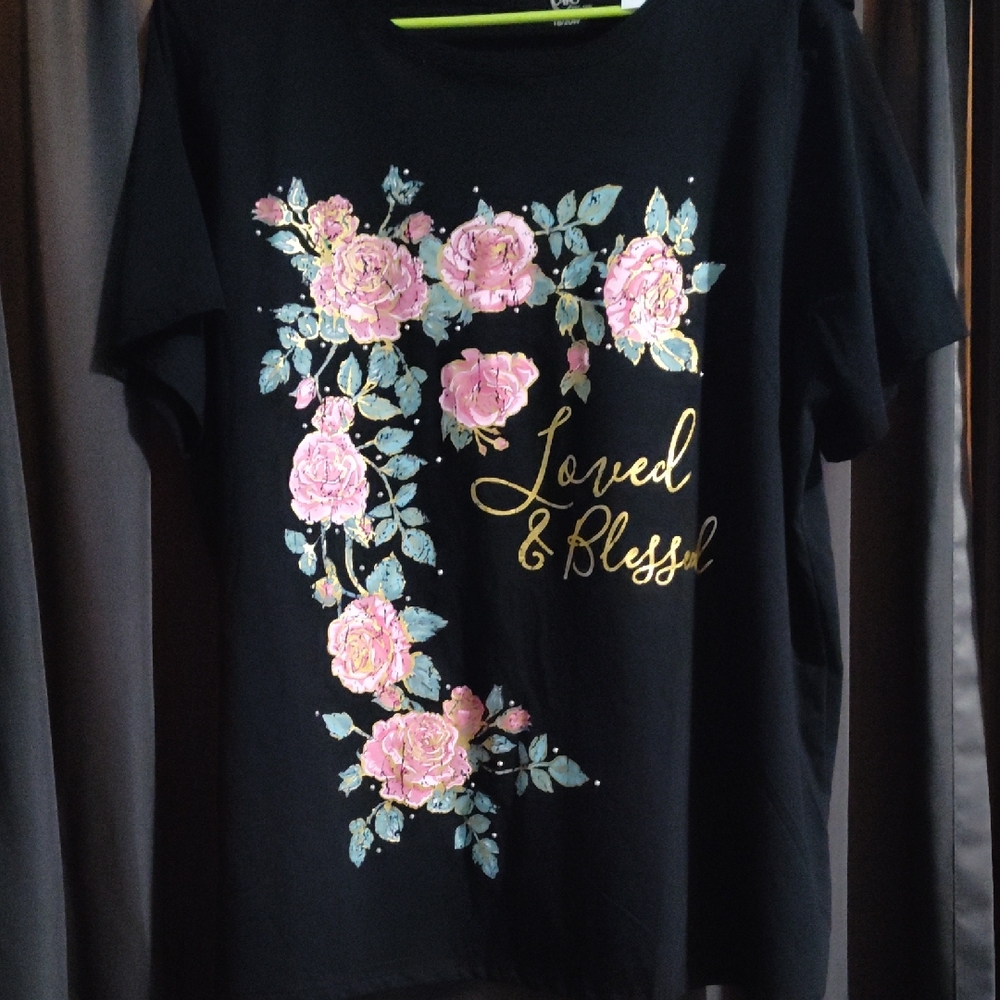 Cato Black Top with White Logo